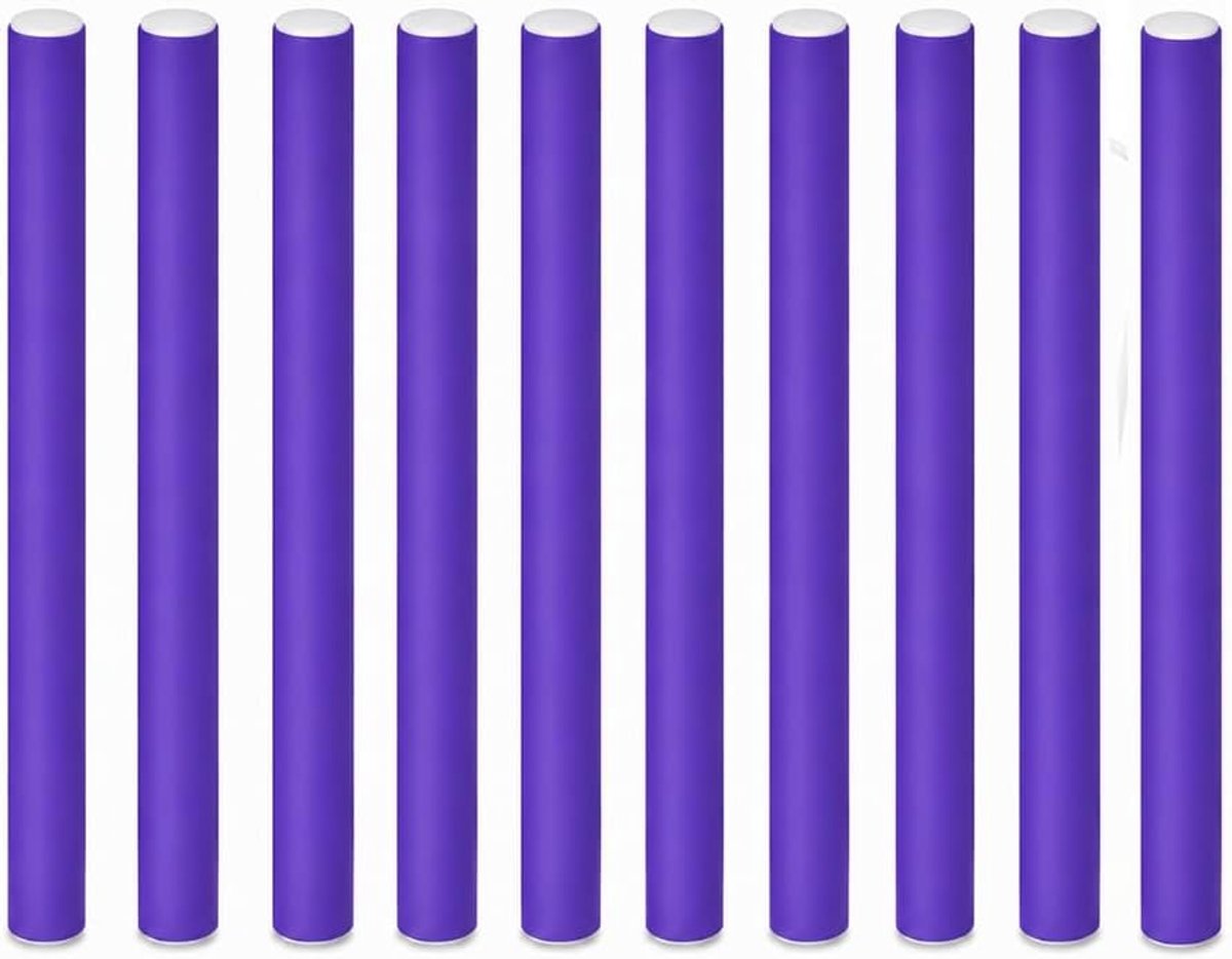 Krulspelden - 10 stuks voor zachte en natuurlijke krullen, haarrollers heatless curls krulspelden 's nachts staafjes papilotten kleine krullen 's nachts voor middellang haar