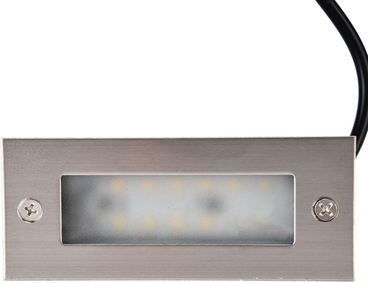 LED Twee Stems Lights met Eacile D'Eadled Materiaal, Hoge Weerstand Tegen Warmte voor Trappen, Heet Wit Licht, 1 Stuk