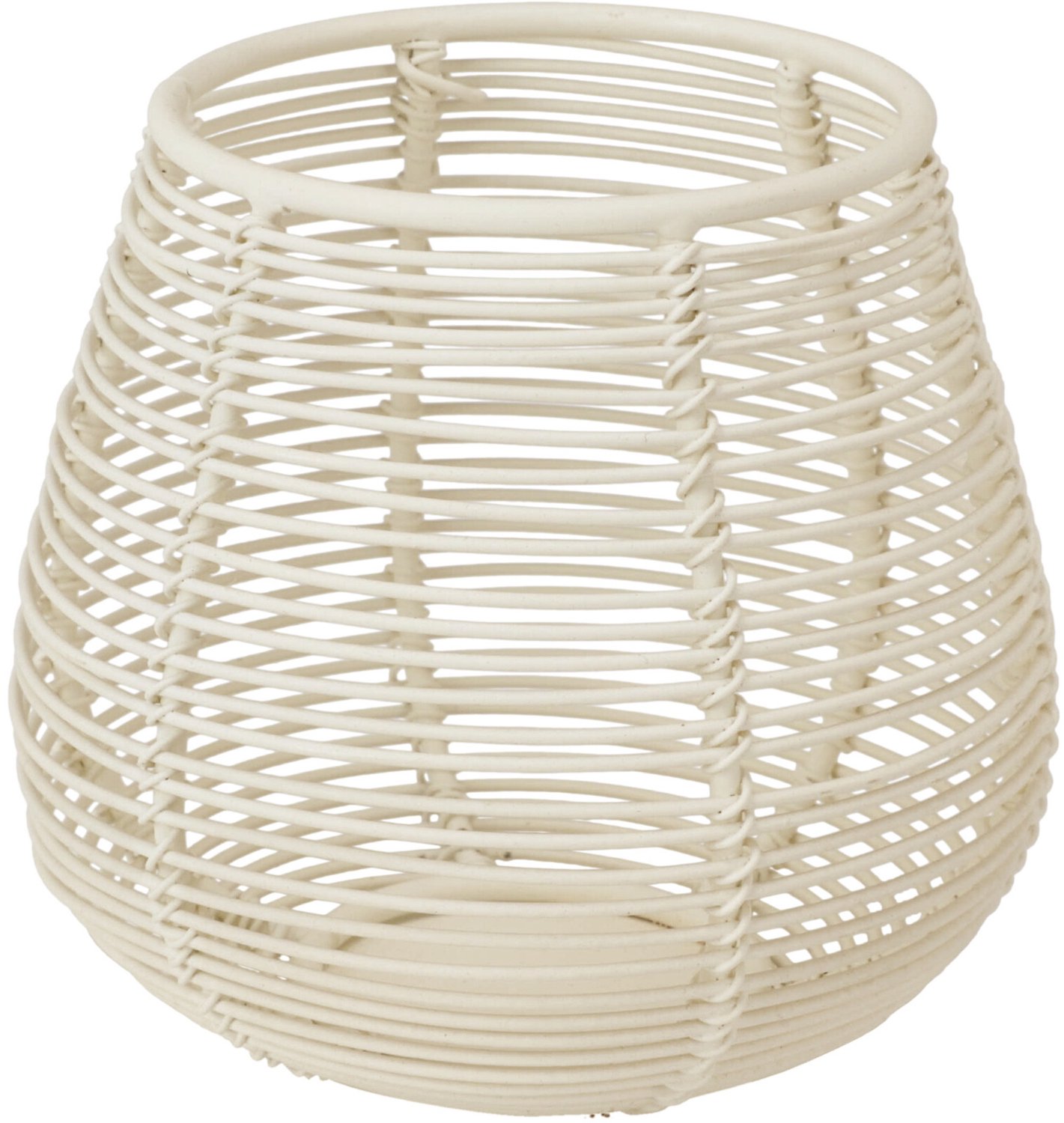 Home & Styling Collection Home Styling Collection - Theelichthouder, metaal, 10 x 9 cm Wit