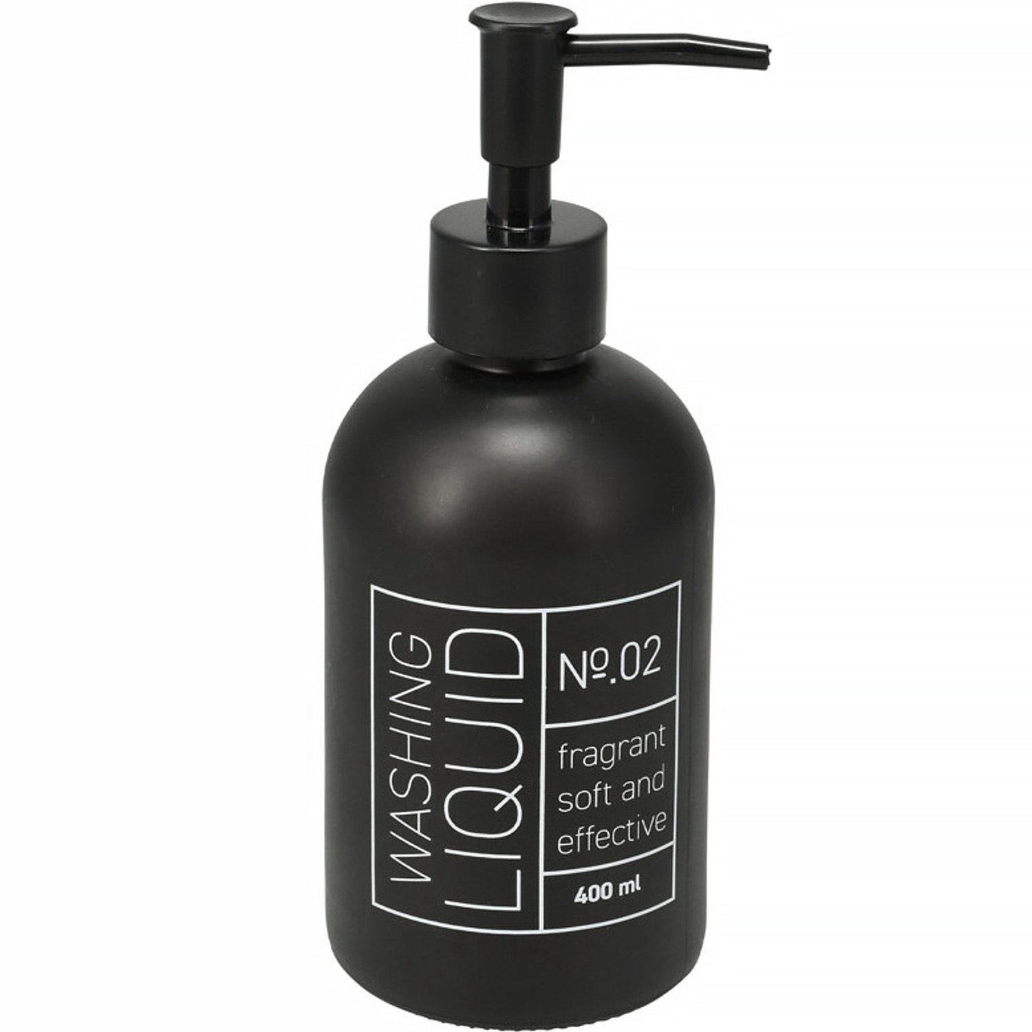 Bathroom Solutions - Glazen zeepdispenser, 400 ml