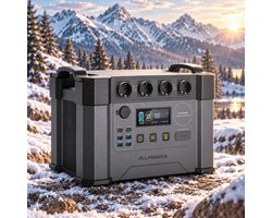 Powerstation S2000 PRO-R - Draagbare Powerstation - Krachtcentrale - 1500Wh / 1,5Kwh - Lithium-Ion - Output 2400W - 4000W Piek - 11 Outputs AC/DC & USB - Noodstroomvoorziening Voor Thuis, Camping en Outdoor Avonturen - Met APP