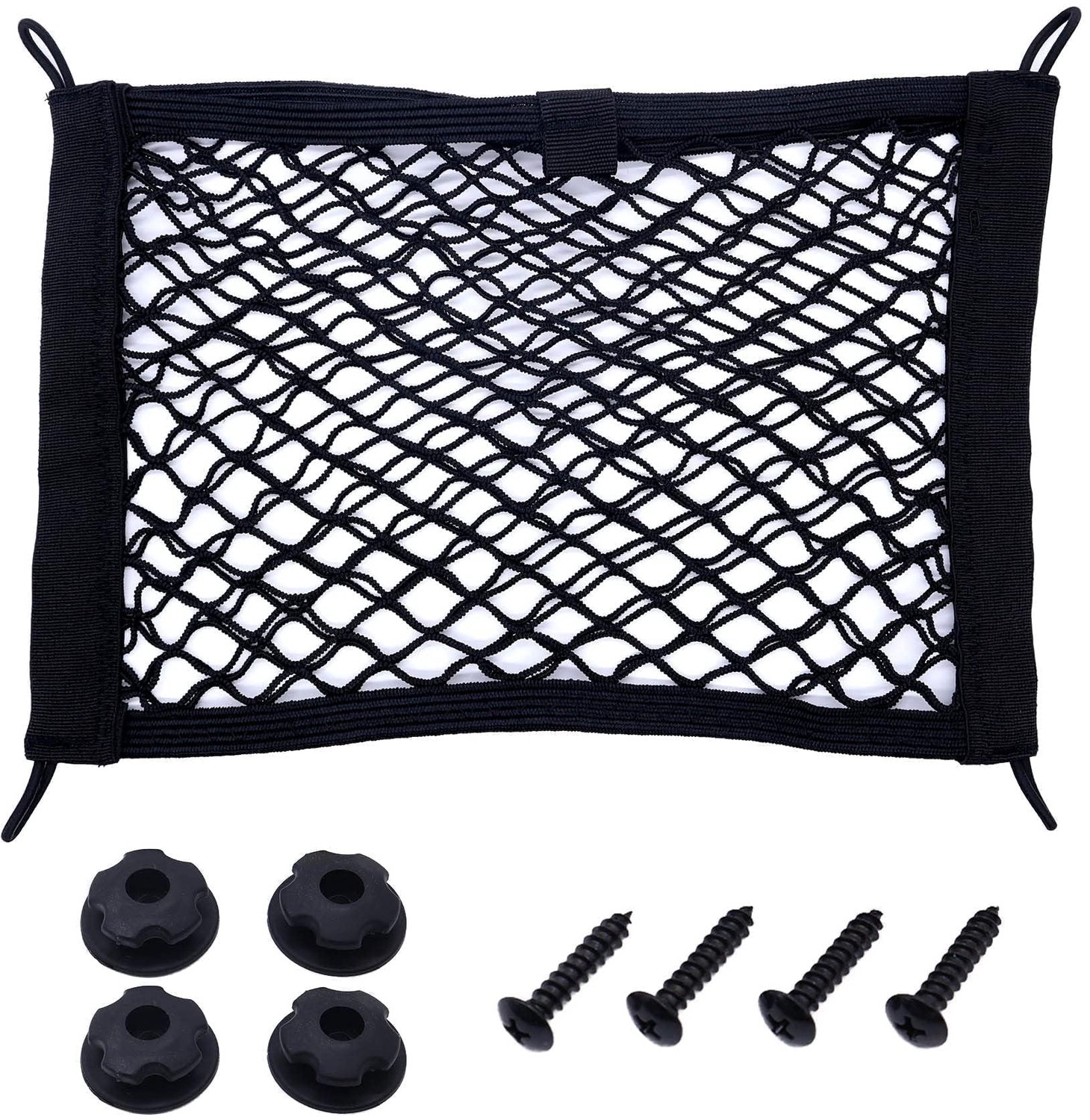 Kofferbaknet auto 25 x 35 cm - universele auto-organizer - fijnmazig - houdt je auto opgeruimd - m-winkel