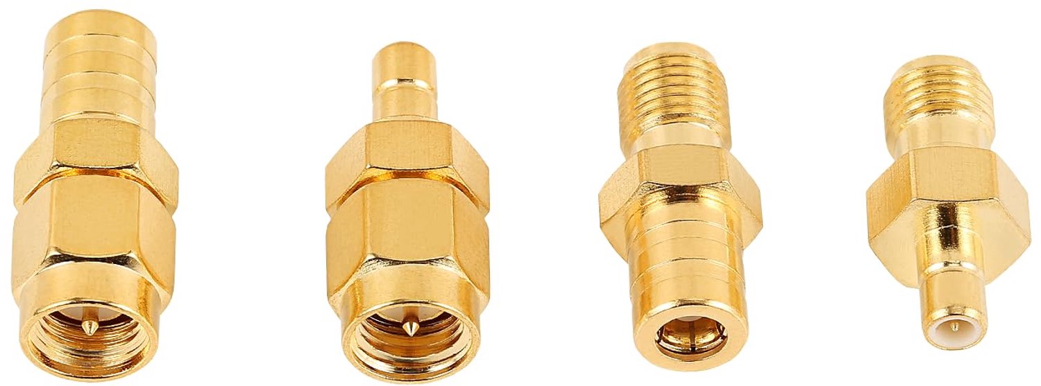 DAB autoradio-antenne 4-delig - SMB-adapter op SMA stekker - RF-converter - verbeterde ontvangst - m-winkel