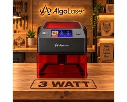 AlgoLaser Pixi - 3W - Engraver with Enclosure - 1064nm Infrared Smart Laser - Laser Graveermachine - APP - Laser Cutter - Laser Snijmachine