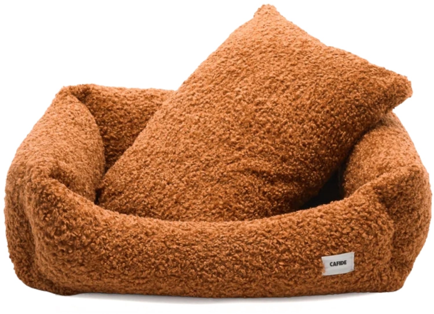 Comfortabele hondenmand van fleece – Mosterdkleur – Zacht, wasbaar, afritsbaar & anti-slip – Snozy