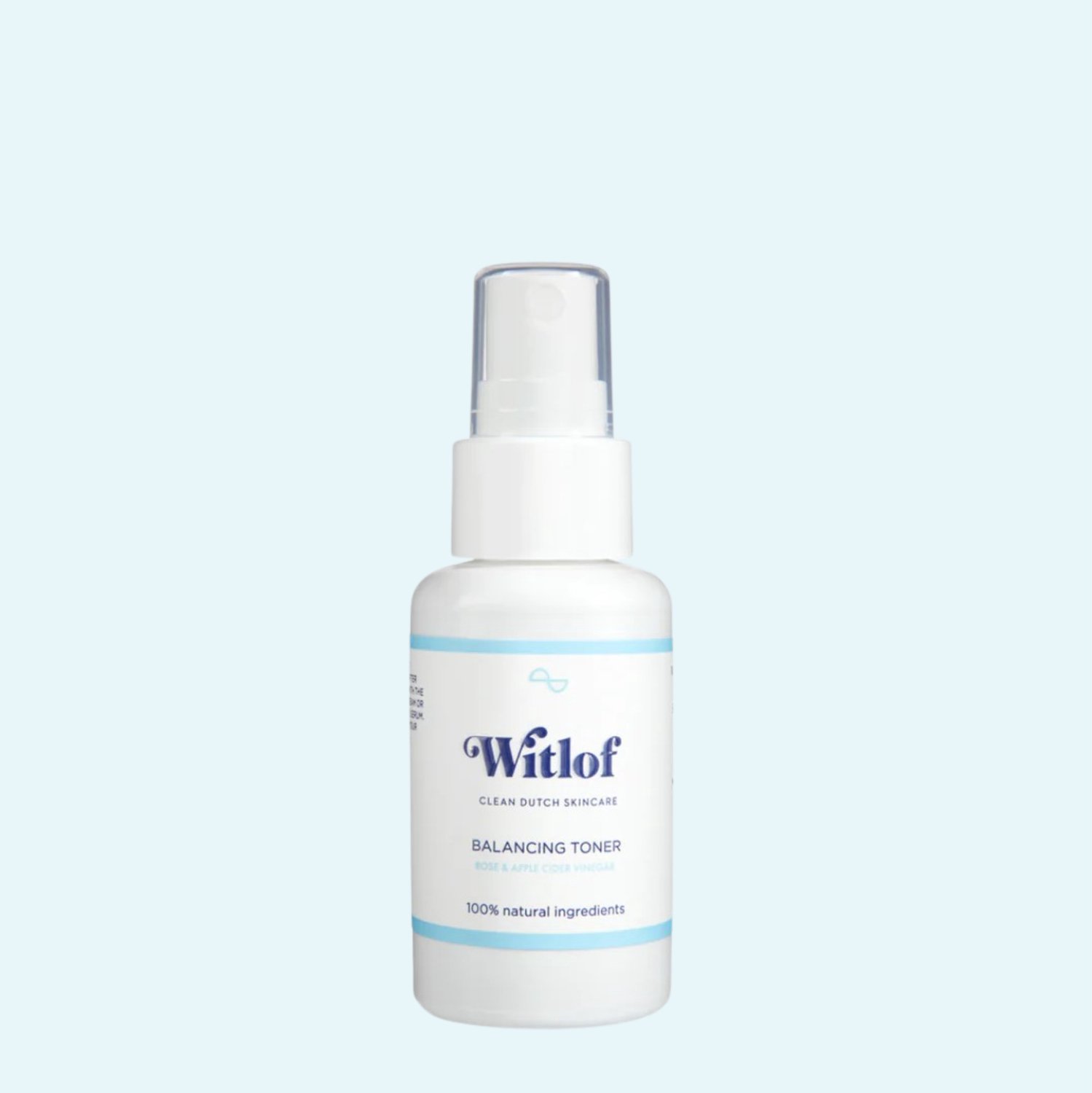 Witlof Skincare Balancing Toner – 50 ml – Travel Size – Rozenwater & Korenbloemwater – pH-herstellend – Alle Huidtypen – 100% Natuurlijk – Vegan – In Nederland geproduceerd