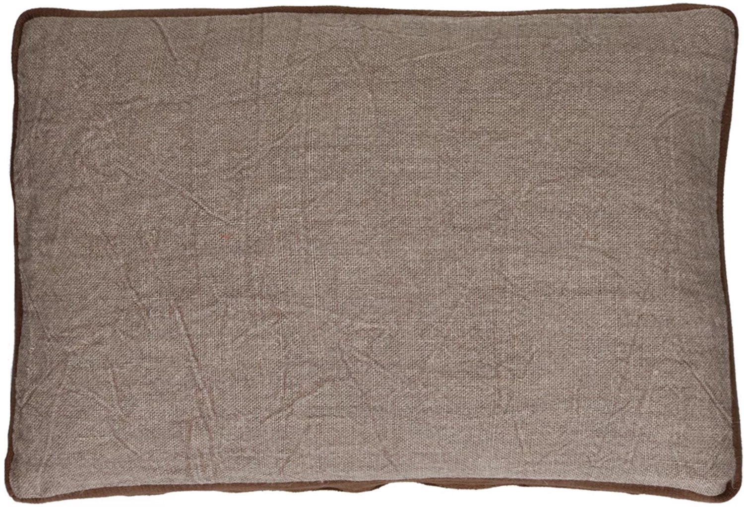 Pomax Alpha Classics kussen gevuld linnen / katoen 60x40cm naturel