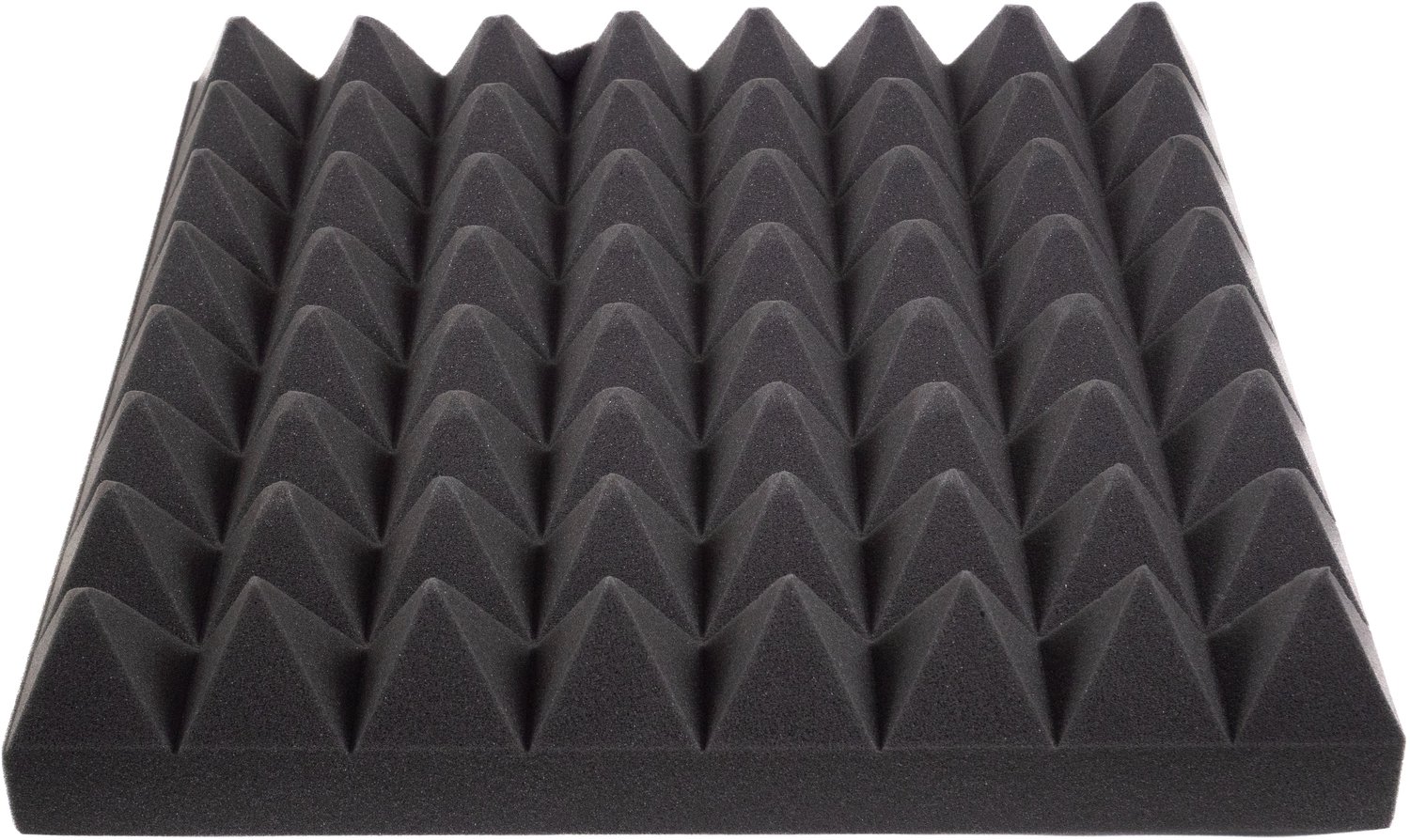 StudioMate Akoestisch Schuimpaneel - Pyramideschuim 50x50x9 cm - Geluiddemping - Studio En Oefenruimte