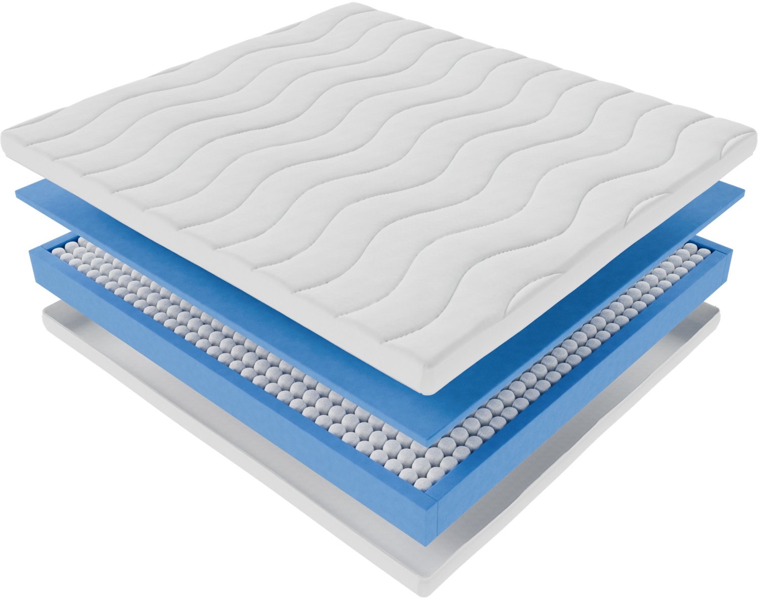 Pocket Matras Koudschuim 180x200 20cm Met Luxe Bamboe Hoes Met Rits - Stevig