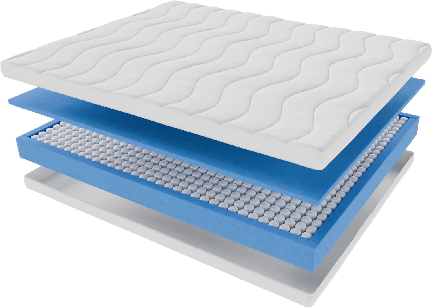Toros bedden 160x200x19 Pocket - HR Koudschuim - Anti Allergisch - Afritsbare Hoes