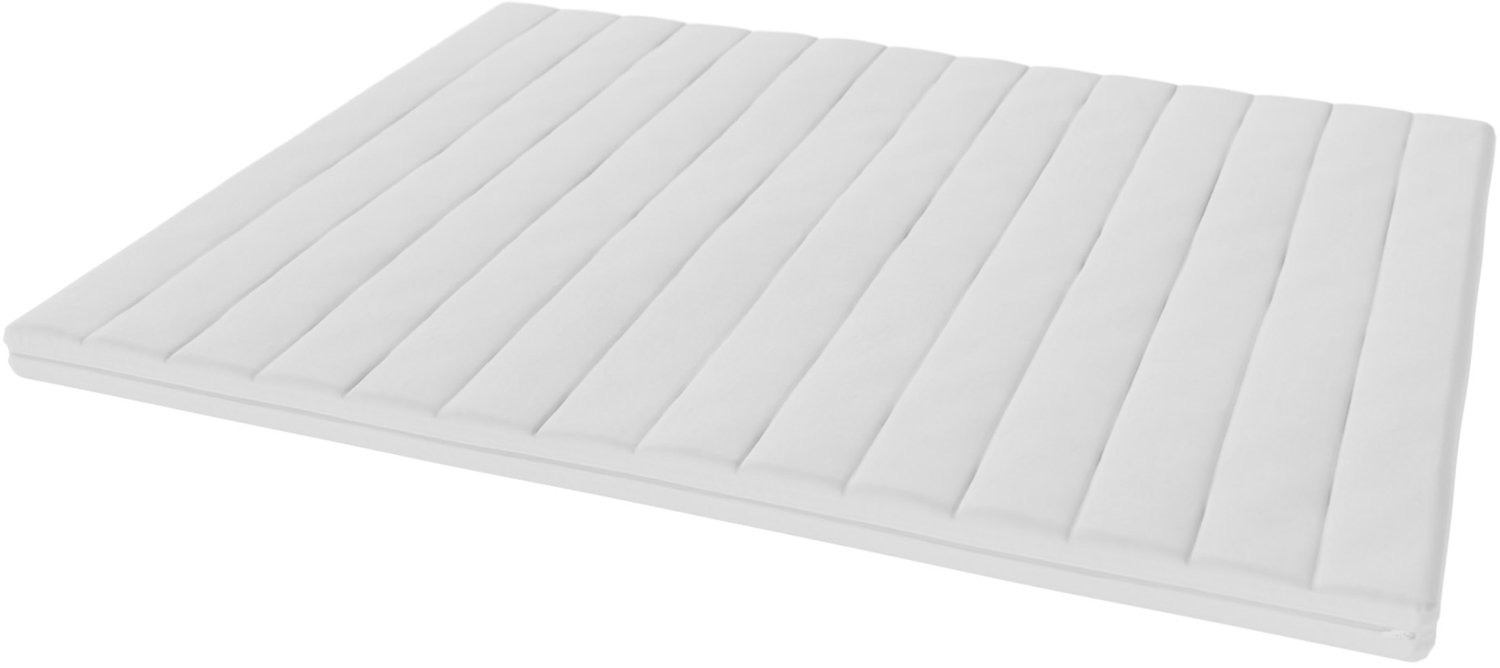 Toros Bedden Topdekmatras 160x210 - Topper Hotel XL - Koudschuim HR45 10cm dik - Luxe Tijk - 160x210 Wit