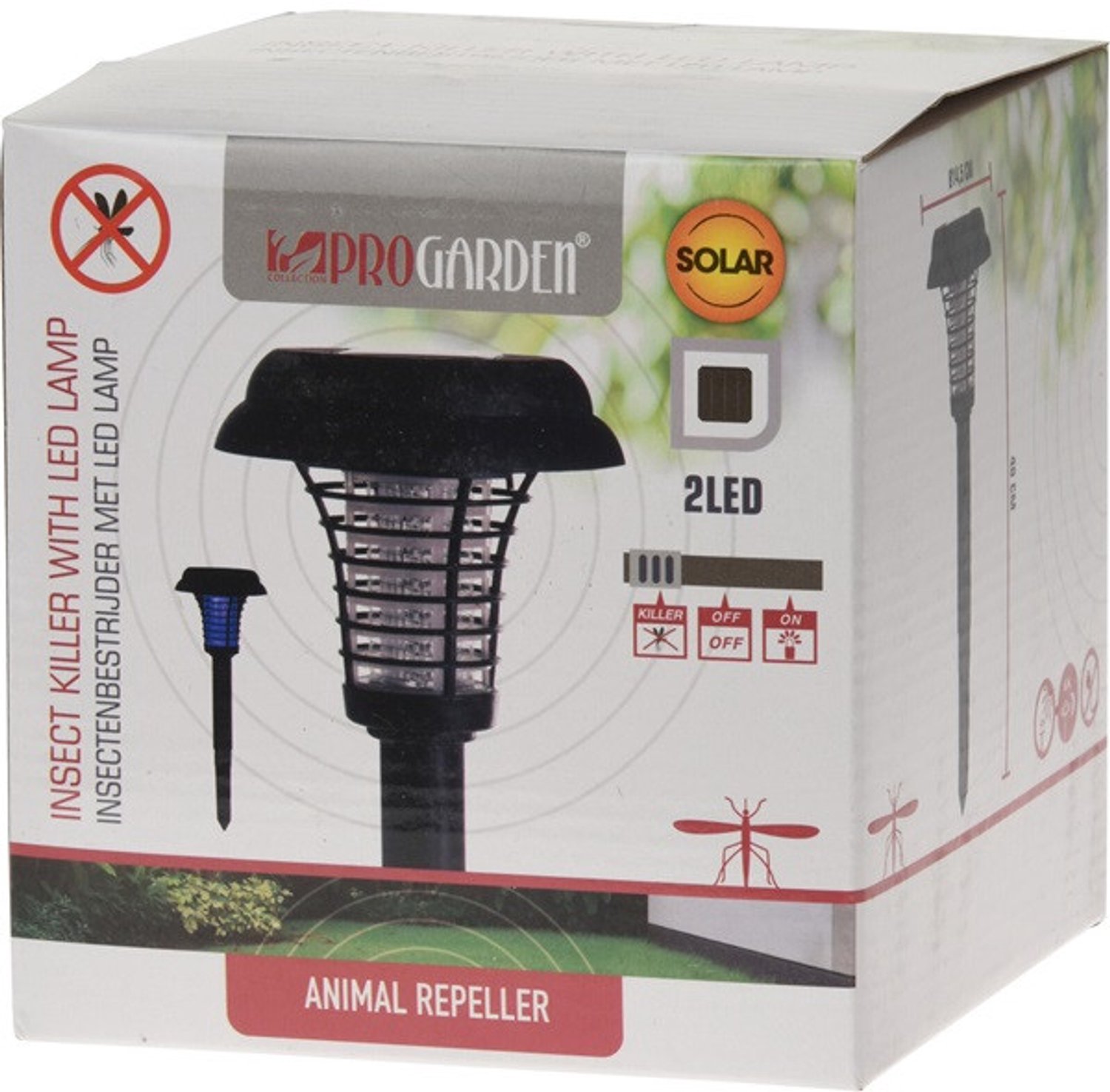 Solar muggenlamp | Pro Garden (LED, 2-in-1)