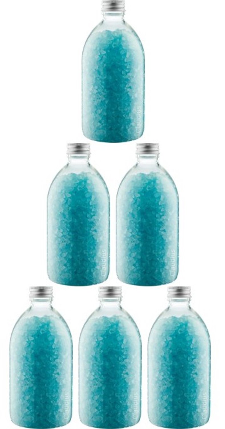 Claudius Badzout Opium - 600 gram - Fles met aluminium dop - Set van 6 stuks - pure ontspanning