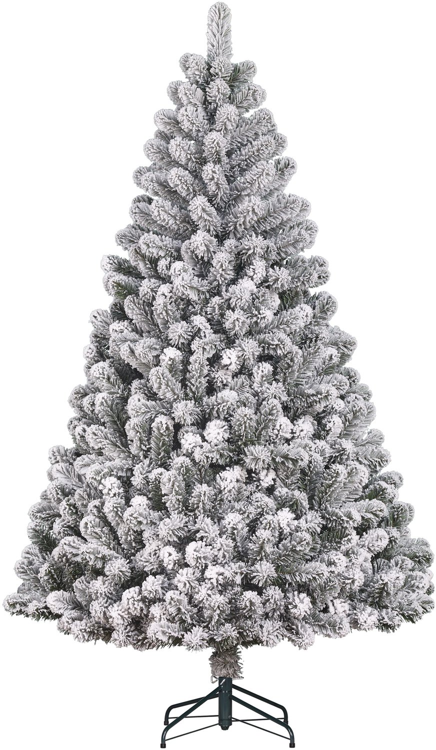 Black Box Kunstkerstboom Charlton - 135x135x230 cm - PVC - Besneeuwd,Groen