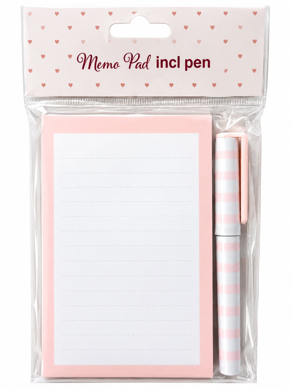 Memoblok - 80 vel - Inclusief pen - Free & Easy - Notitieboek