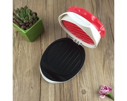 Handheld Burger Presser Mold met roestvrij staal voor binnenshuis gebruik, Burger Patty Maker, eenvoudig te bedienen en schoon te maken, ABS en staal bouwen, veilig voor volwassenen Bezoek de Garneck Store