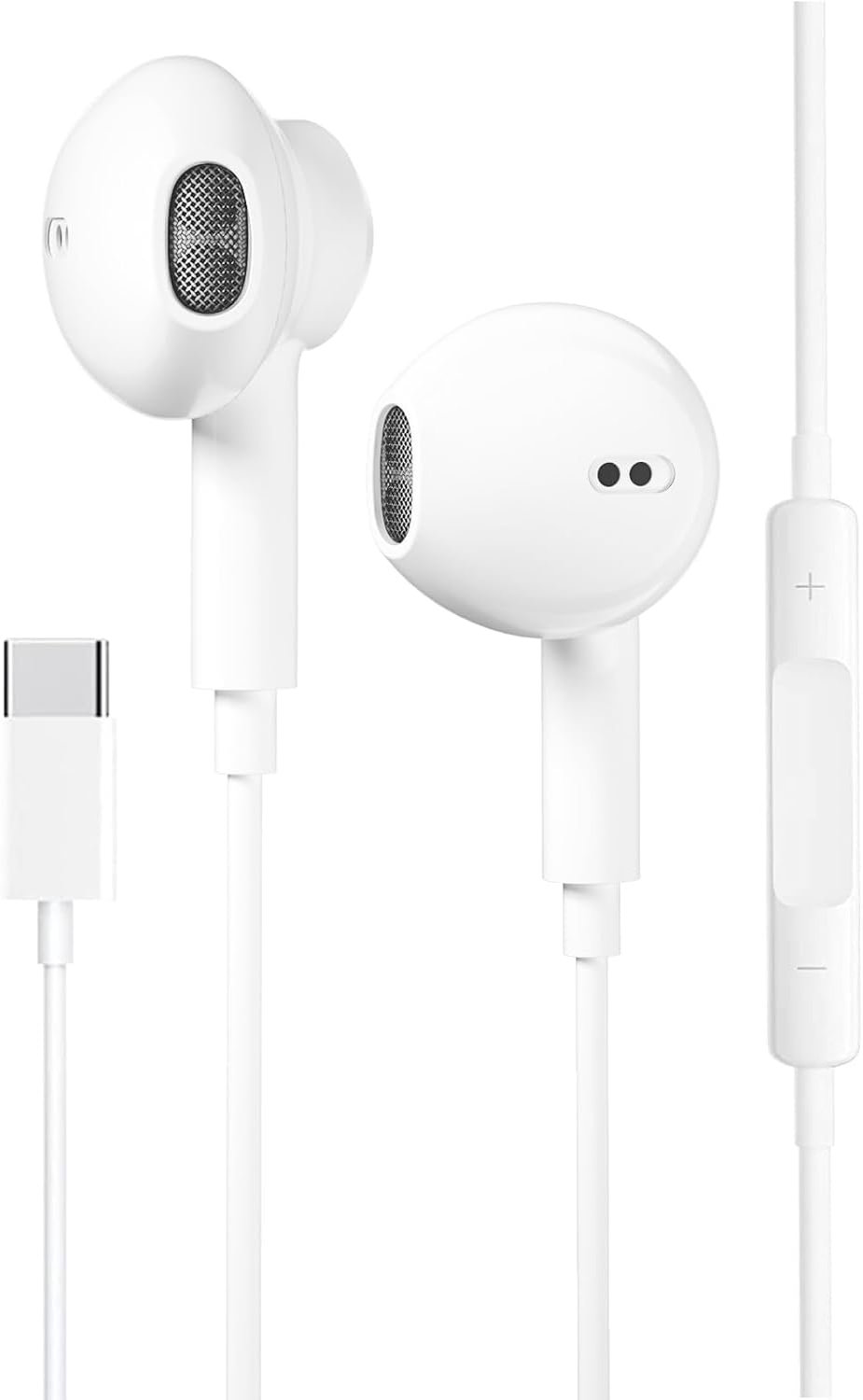 USB C hoofdtelefoon met kabel - HiFi headphones - met microfoon - ideaal voor Samsung - Vemera