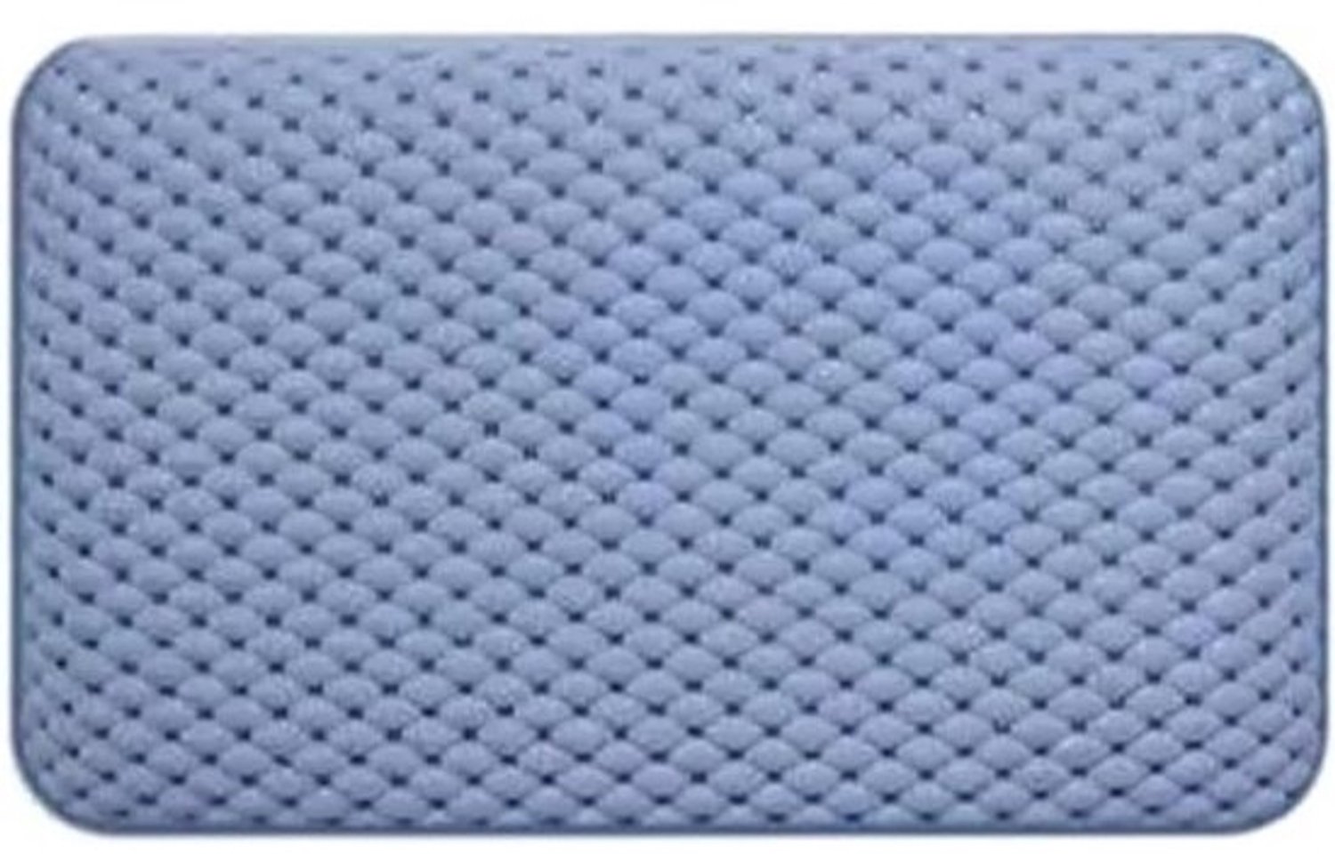 Badkussen - Hoofdsteun voor in Bad - Ontspannen Baden - Zachte Neksteun - 29 x 19 cm - Blauw