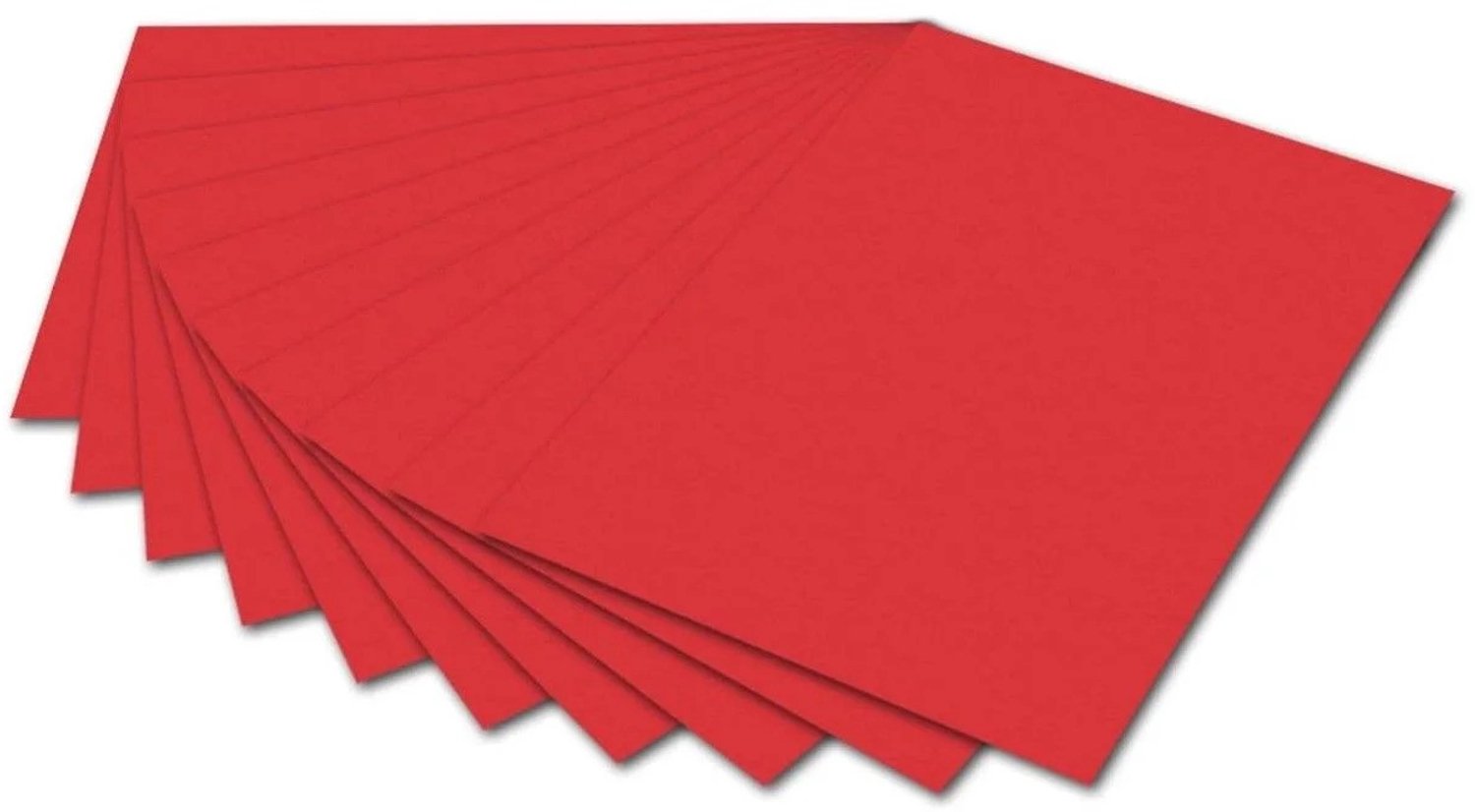 Folia Tekenpapier fel rood 50x70 cm - 130 gram