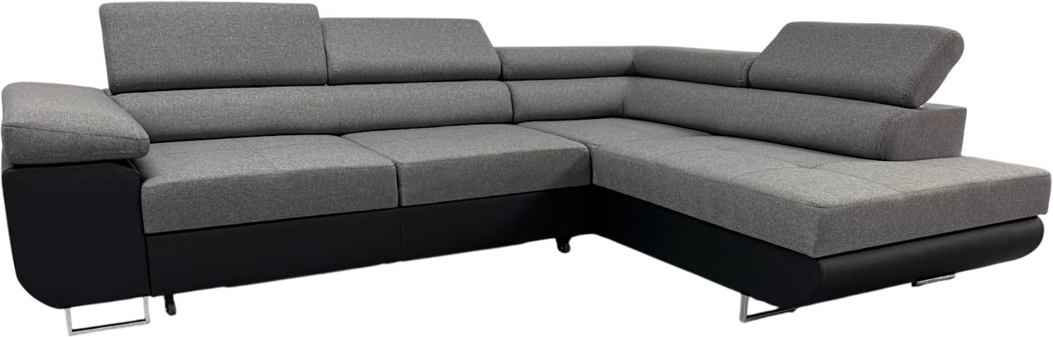 SM Furniture - Hoekbank - Rechts - Slaapfunctie - Opbergruimte