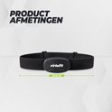 Zwarte VirtuFit hartslagmeter met borstband met een verstelbare lengte van 65-95 cm.
