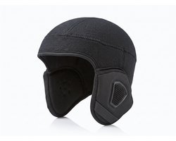 Helmmuts Met Oorwarmers Winter Kit voor ClearView, ICE en Signal Muts Fietshelm Large Zwart Fietsmuts