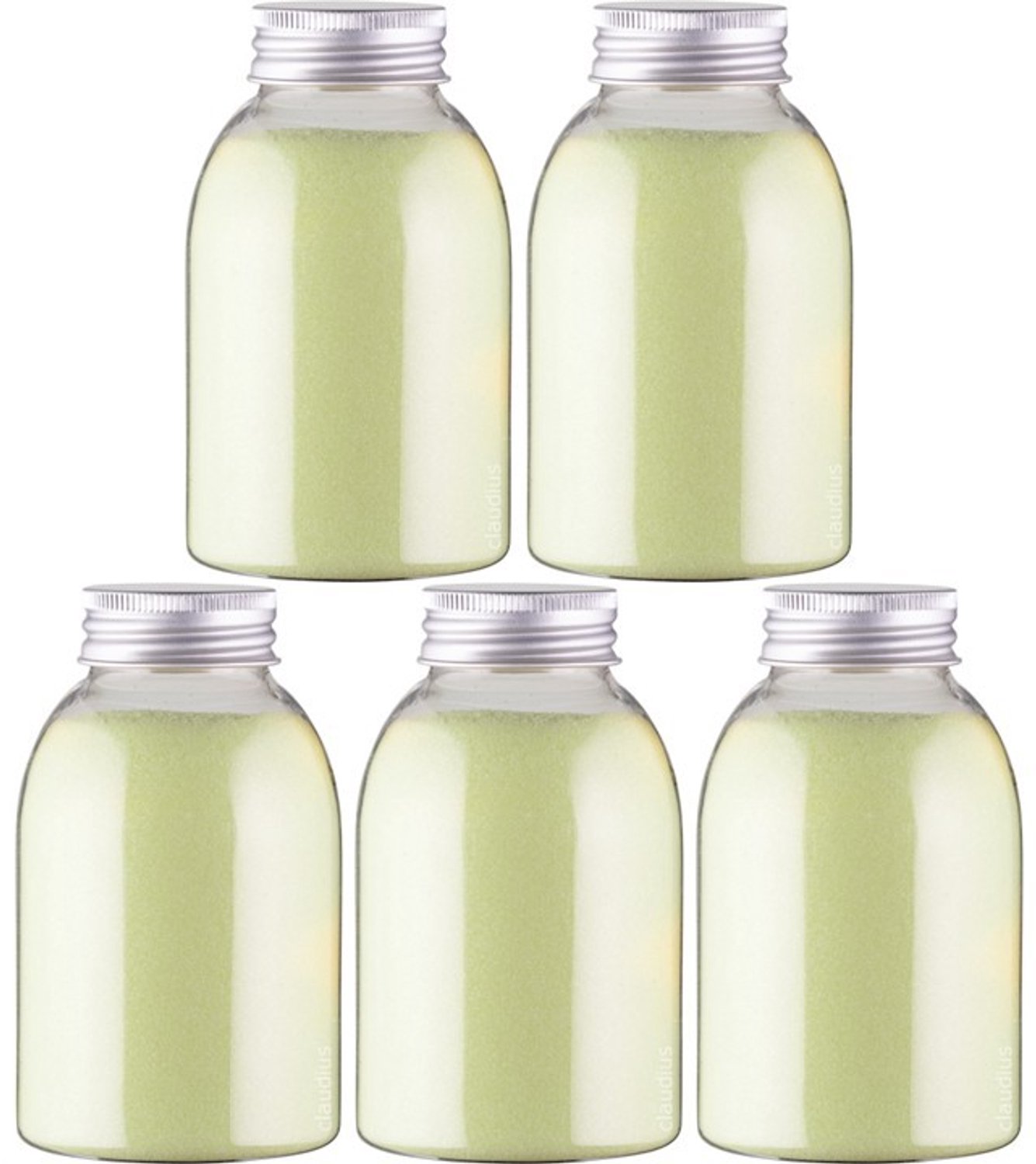 Claudius Scrubzout Zen Moment - 300 gram - Fles met aluminium dop - set van 5 stuks - Hydraterende Lichaamsscrub - Body Scrub