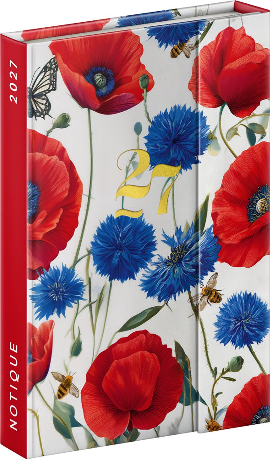 Magnetische Weekplanner Poppies 2027