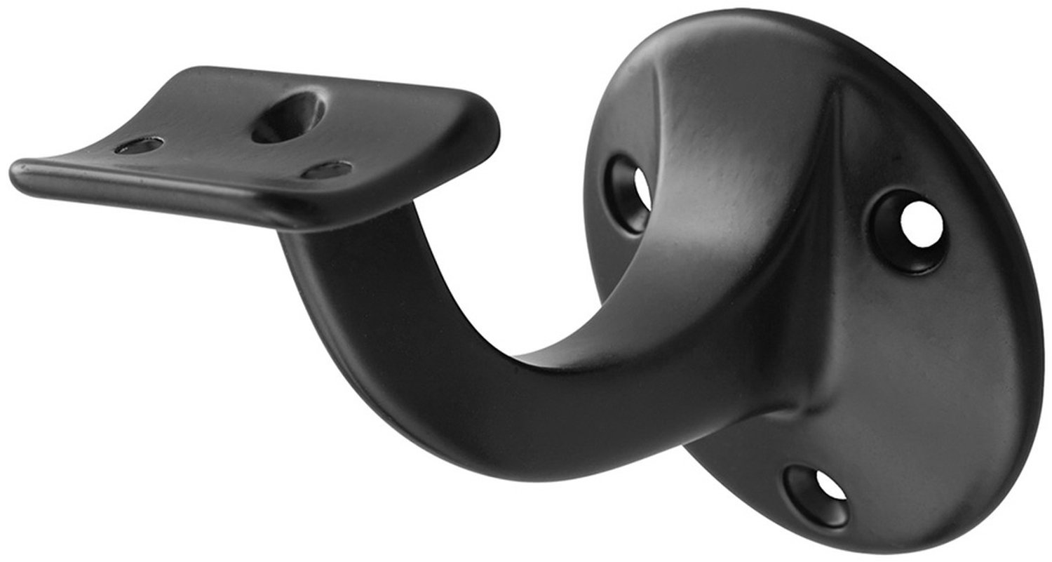 Starx leuninghouder - opschroevend - aluminium - geanodiseerd zwart 65 mm