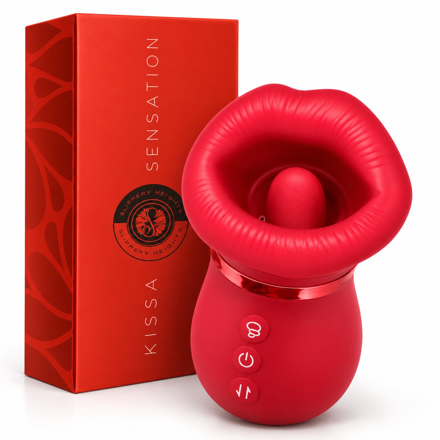 Tong Vibrator 3-in-1 - Clitoris Stimulator & Clitoris Zuiger met Likkende Tong - Vibrators voor Vrouwen Realistisch - Sex Toys voor Vrouwen en Koppels