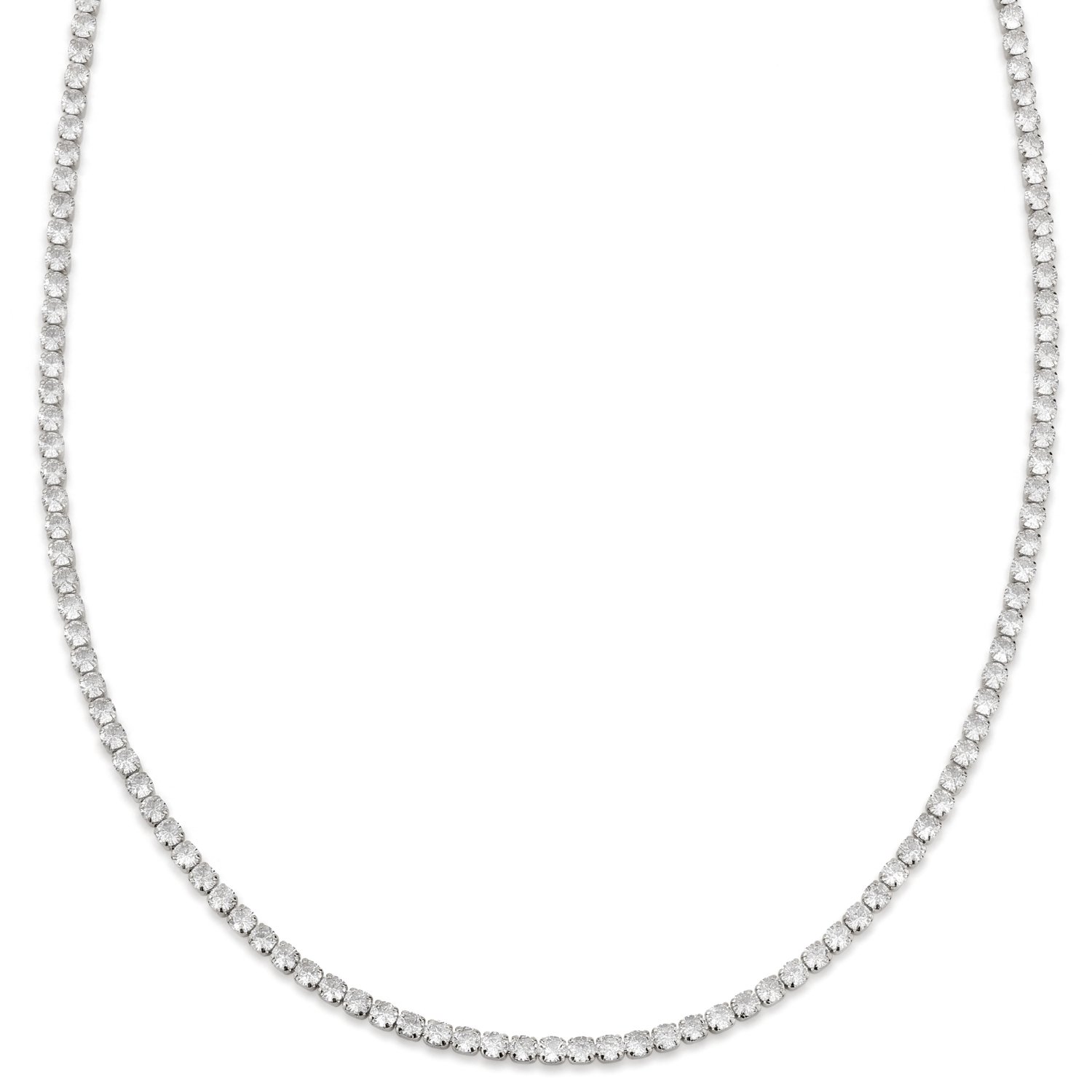 Dazzle | 4 mm tennisketting met zirkonia