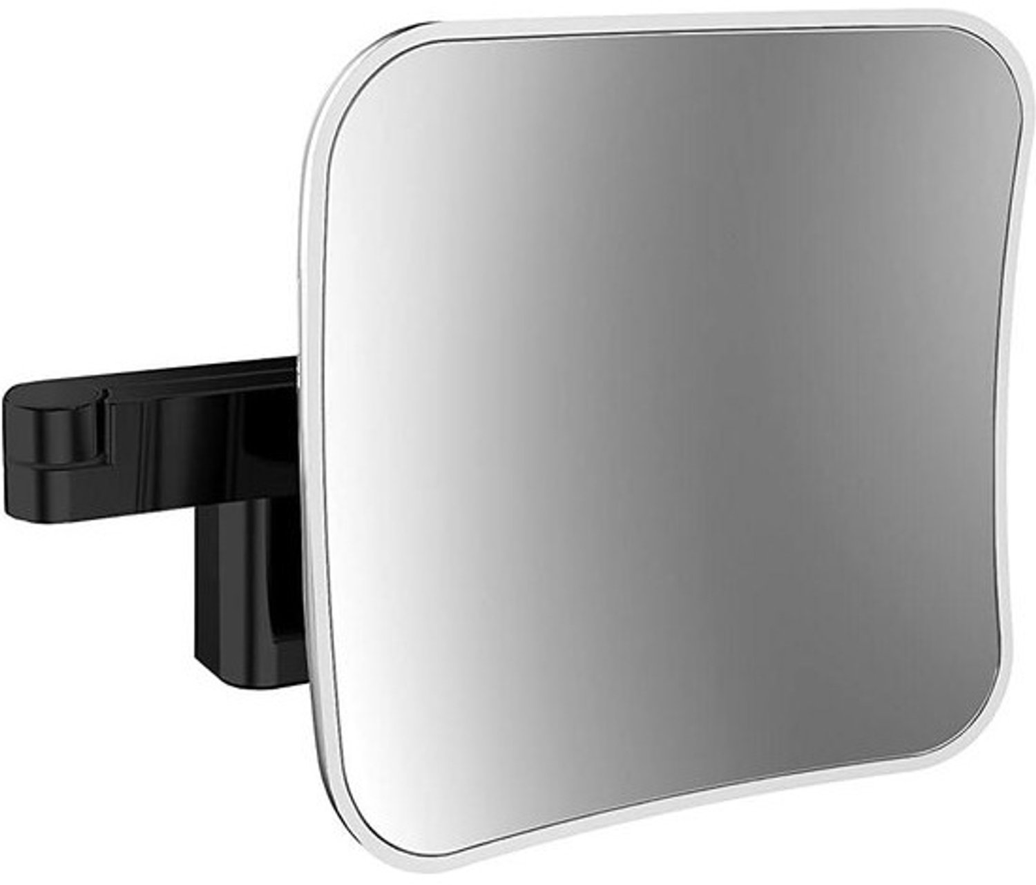 Dimbare verlichte make-upspiegel met vergroting - Dubbele scharnierarm - EVO led cosmetica- en scheerspiegel voor wandmontage scheerspiegel wandmodel