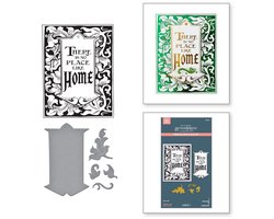 Spellbinders BetterPress Plate & Die - Frame & Tag - 4 st.