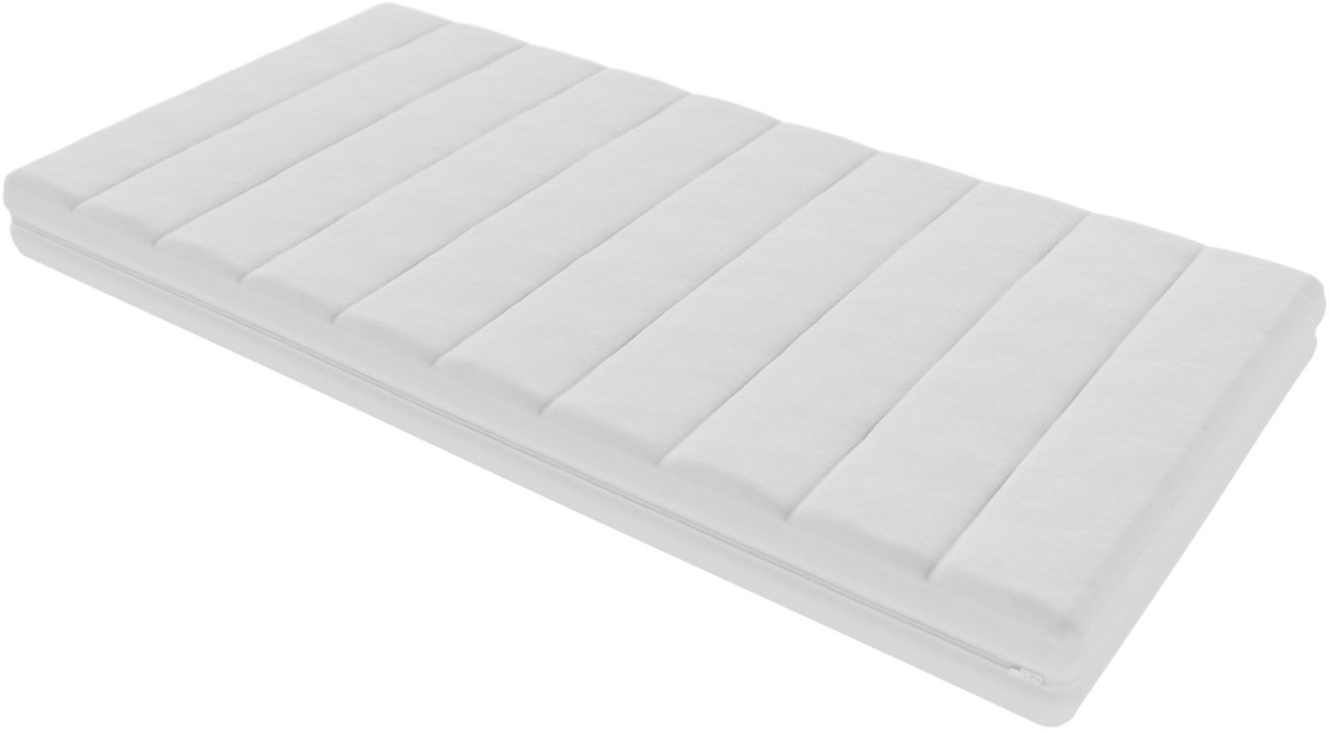 Babymatras 80x160x14 cm – Hybride Comfort – Afritsbare & Wasbare Hoes – Wit