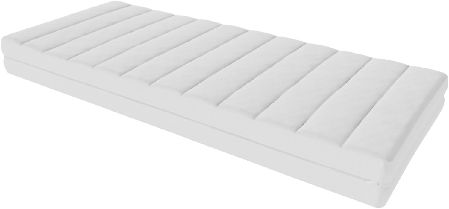 Toros Bedden Matras - Hybride Bamboo Deluxe XXL 80x190 20cm dik wit
