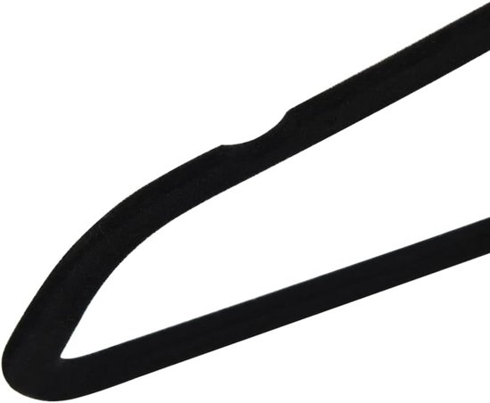 100 stuks fluwelen kleerhangers van kunststof en metaal met 360 graden draaibare haak, antislip inkepingen en cilindrische stang voor broeken en dekens — afbeelding 3