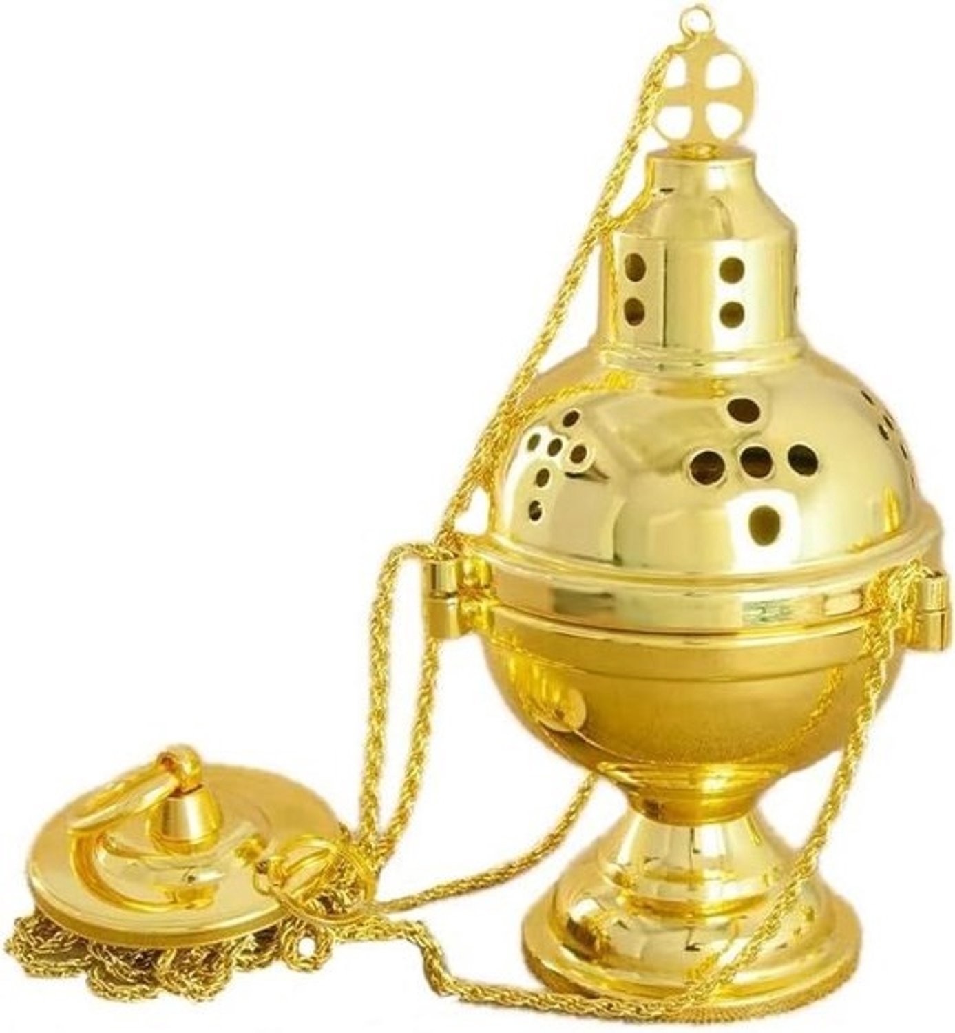Hangende wierookhouder met ketting - orthodoxe stijl