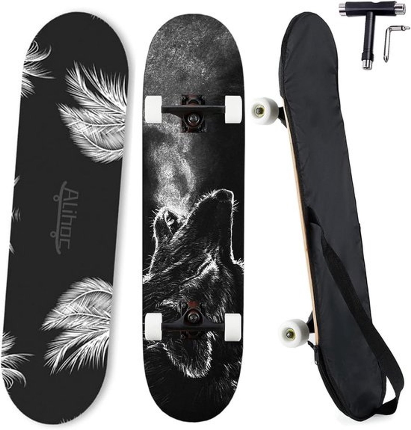 Complete 7-laags skateboard voor beginners en gevorderden