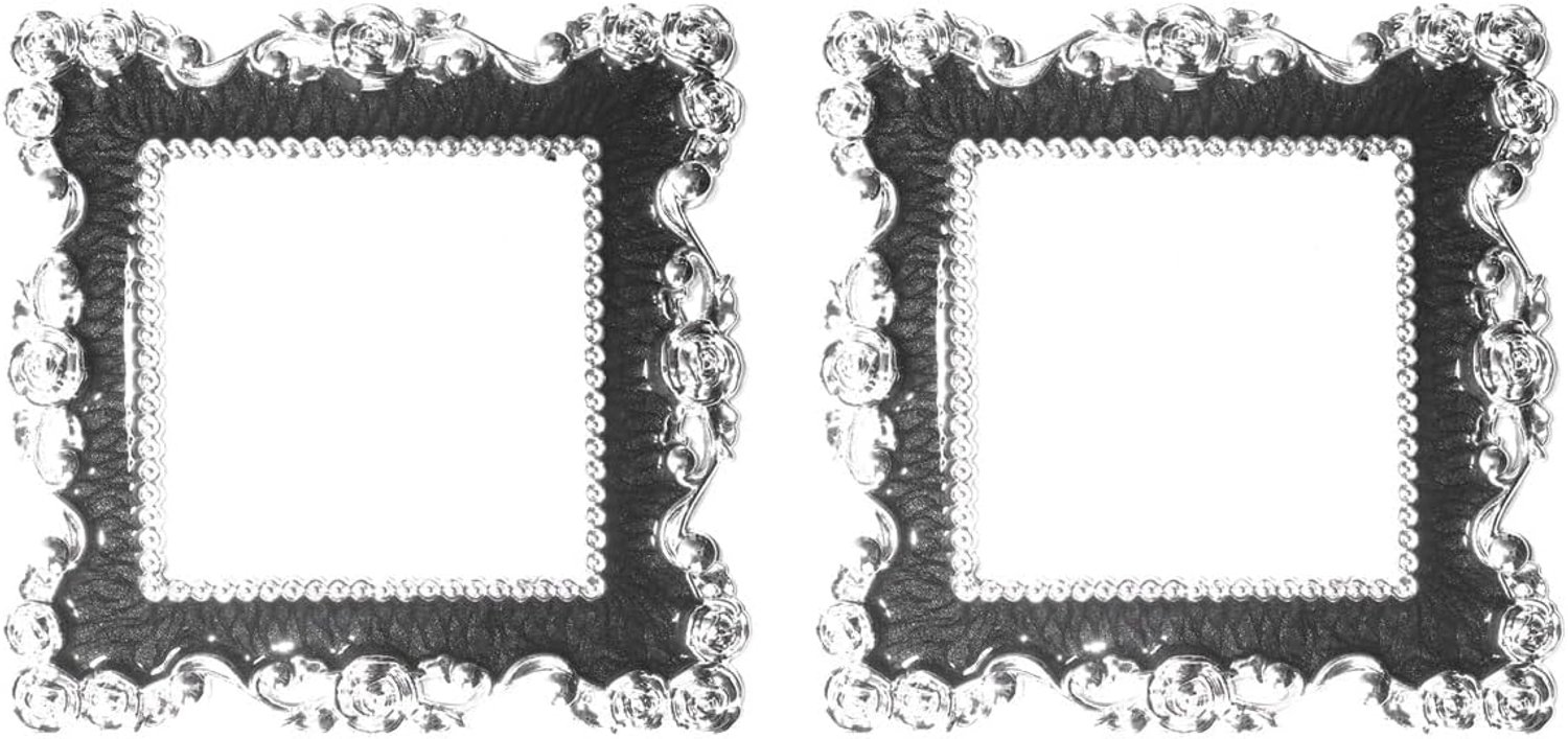 Grobo Lichte schakelaar Sticker- 2 stuks vierkante plastic schakelaar Surround beschermende afdekplaat strass wandcontactdoos Stickers Decoraties voor thuis (zwart)