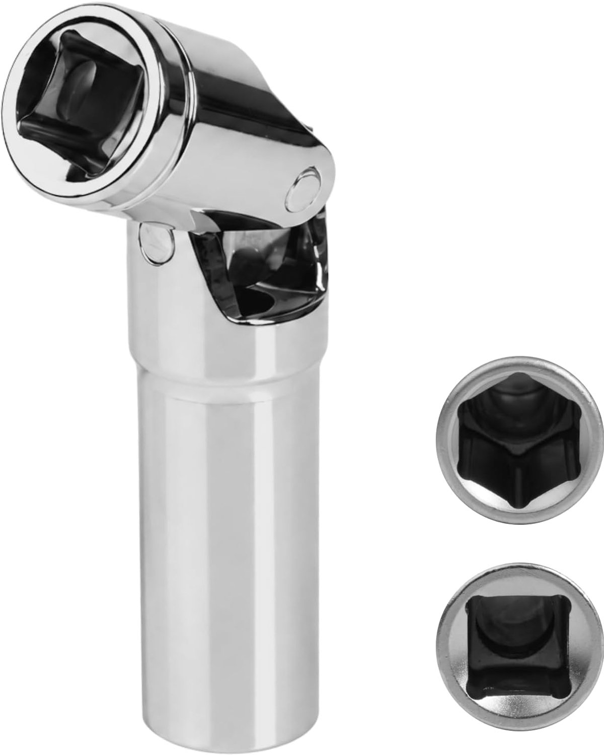 Stopcontact gloeibougies 14 mm 3/8 inch moer 14 mm zeskant 3/8 inch steeksleutel scharnierdopsleutel gloeibougie voor auto chroom-vanadium-staal (14 mm)