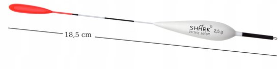 SHARK Doorvoerspinner van Balsa - 2,5g / 18,5cm - Perfecte Kwaliteit — afbeelding 3