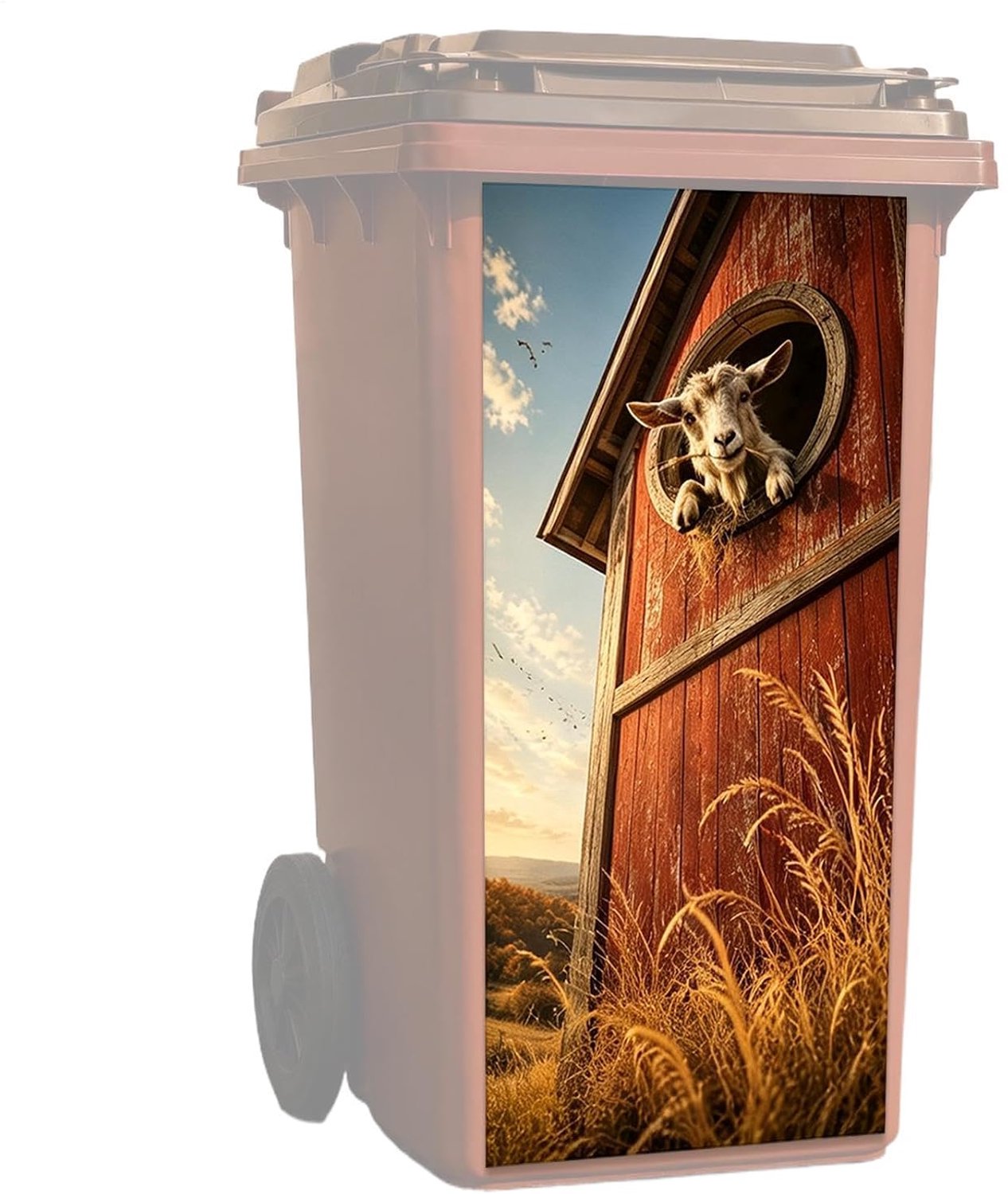 Vuilnisbak Sticker Kleurrijke Dierlijke Druk PVC Kleverige Decor