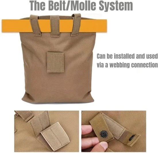 Molle Systeem Tactische Molle Dump Magazine Pouch Hunting Recovery Bag Drop Pouch Militaire Accessoires — afbeelding 5