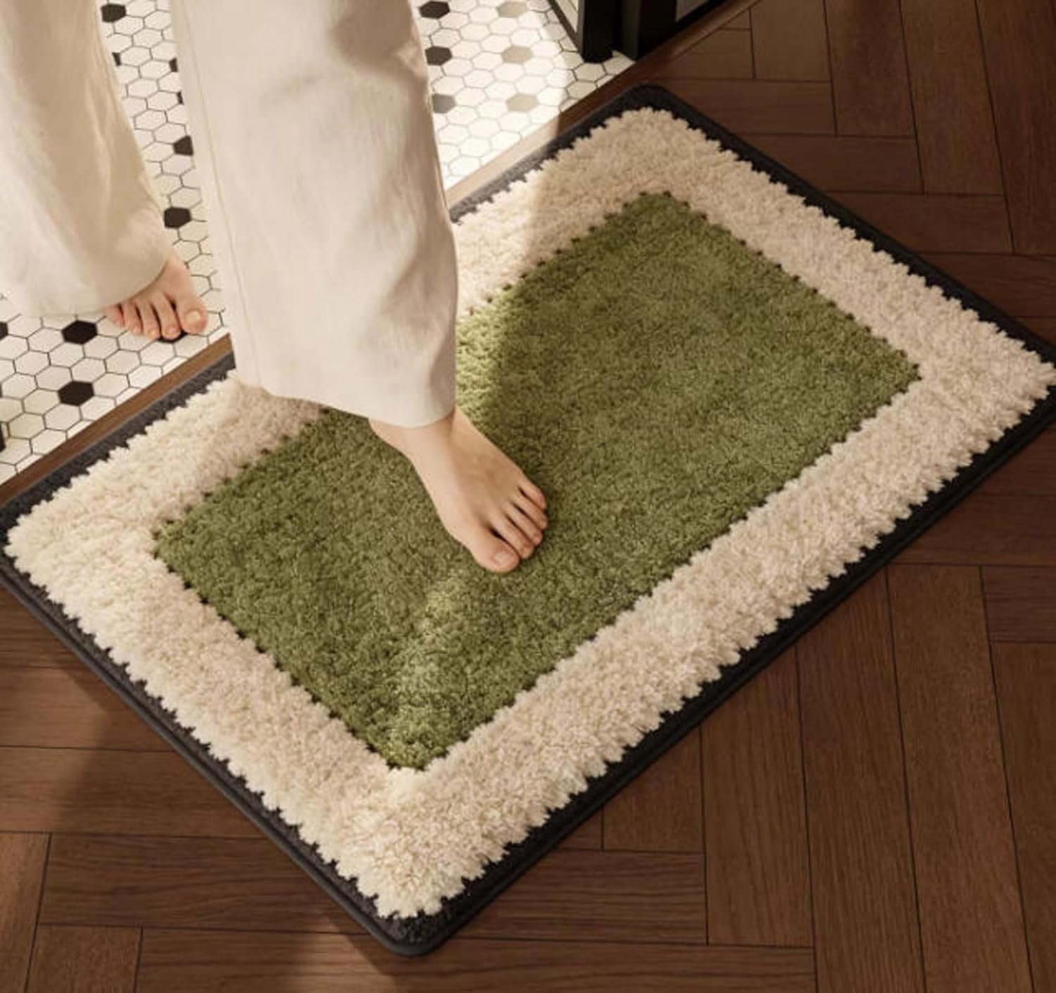 Eenvoudige en elegante absorberende antislipmat – badkamermatten, antislip badkamermat, absorberende badkamermat, keukenmat – 40 x 60 cm