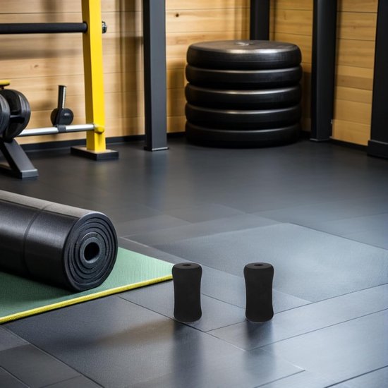 6 Stuks Delige Fitness Vervangingsonderdelen Schuimrubberen Pedalen voor Leg Extension Bench Antislip Foam Buffers met Binnen Diameter Geschikt voor Sportschool Apparaten — afbeelding 2
