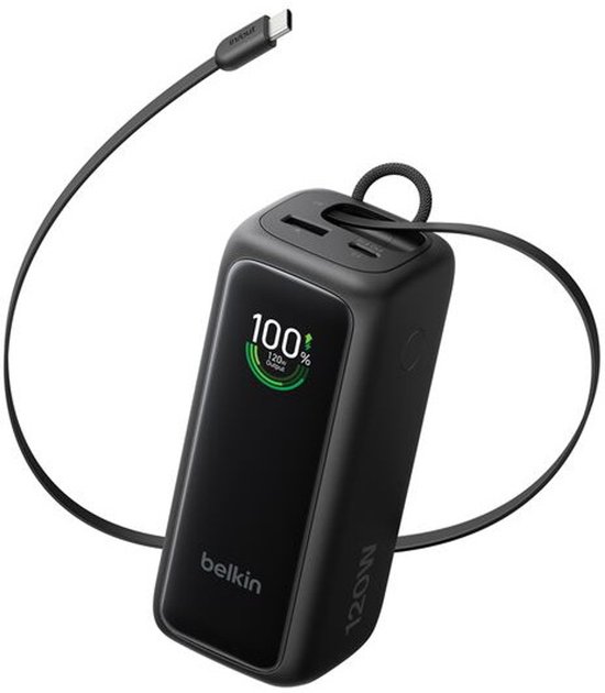Belkin Powerbank 22.000 mAh met Snelladen 120 Watt Zwart