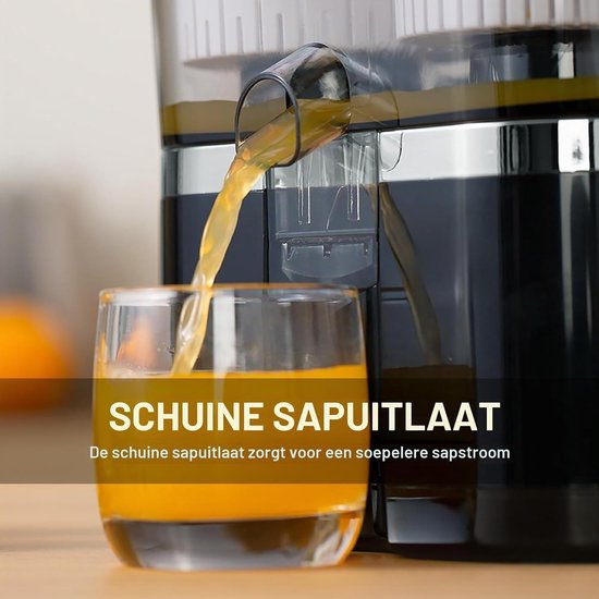 Citruspers 100W voor sinaasappels en citroenen, Zwart, Ideaal voor verse sapjes en smoothies — afbeelding 4