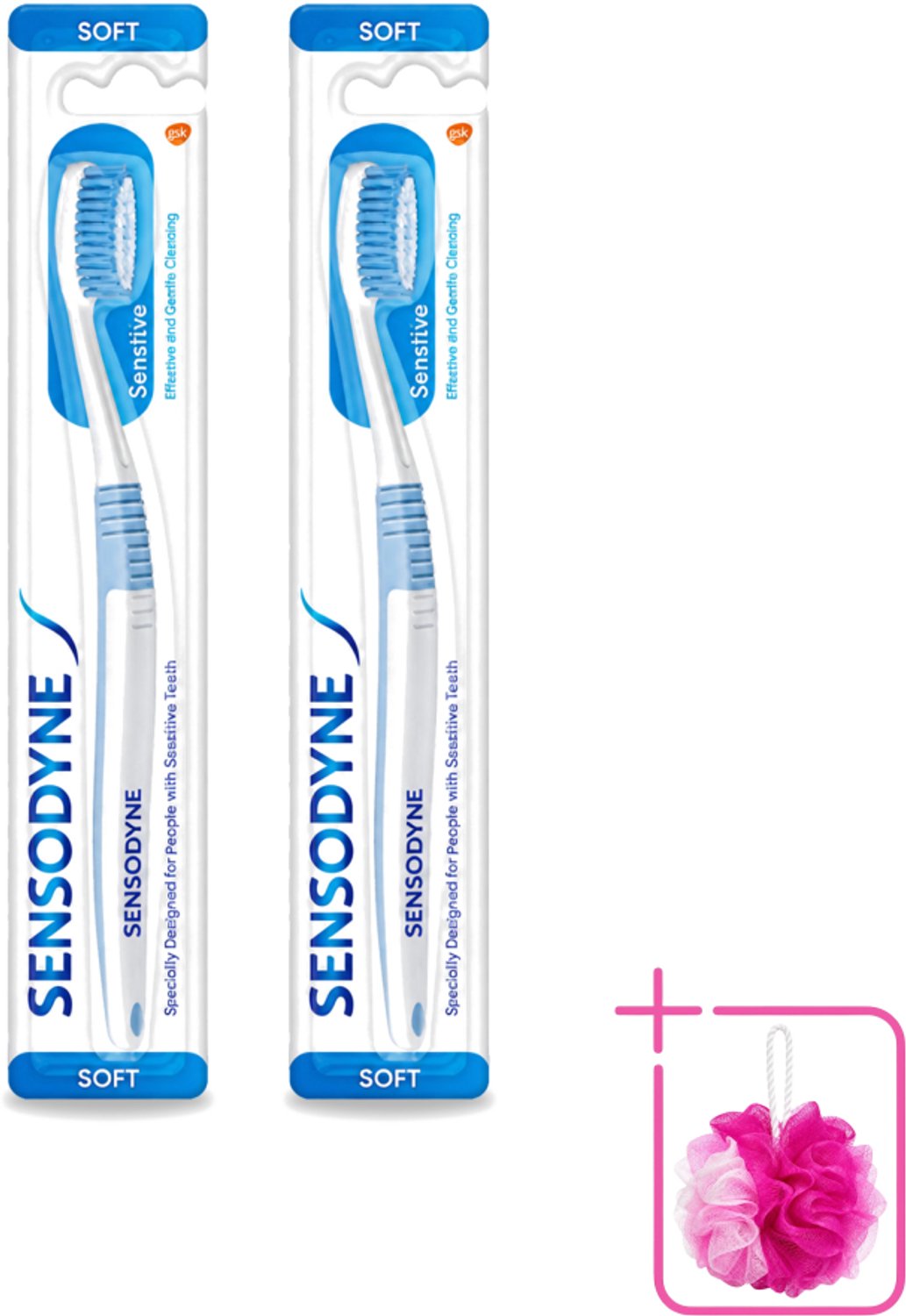 2 x Sensodyne - Tandenborstel - Soft - Voor Gevoelige Tanden - 1 Tandenborstel - Bulkverpakking - Gevoelige tanden - Tandborstel