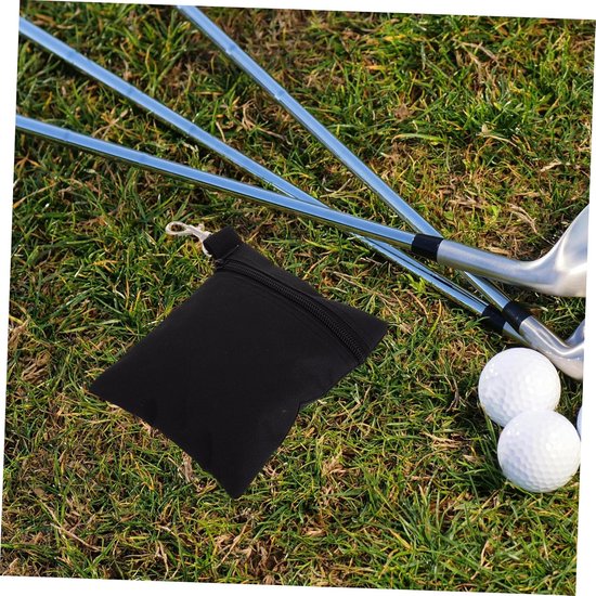 4stuks Multifunctionele Golf Waist Bag Compacte Golf Ballen Organizer Met Rits Stijlvolle Handige Golftas Voor Golfaccessoires Tees Voor Buitenactiviteiten — afbeelding 2
