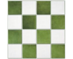 Commomy 10 pieces 3D zelfklevende wandtegels voor de keuken badkamer, mat - ShopVlot